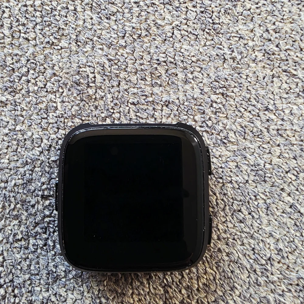 Fitbit Black Smart Watch with Charger and Band